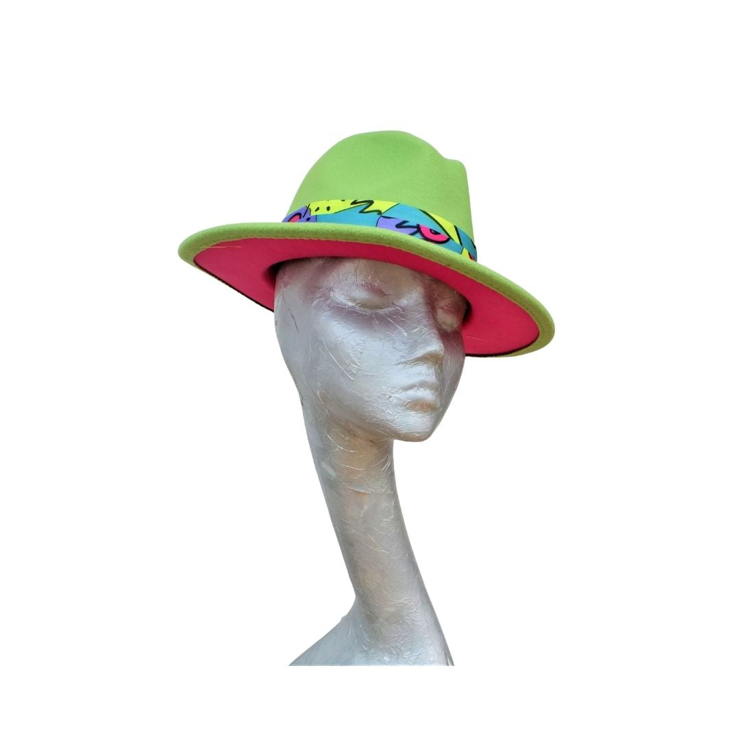 Tiffany 80's Style Lightweight felt Panama Trilby