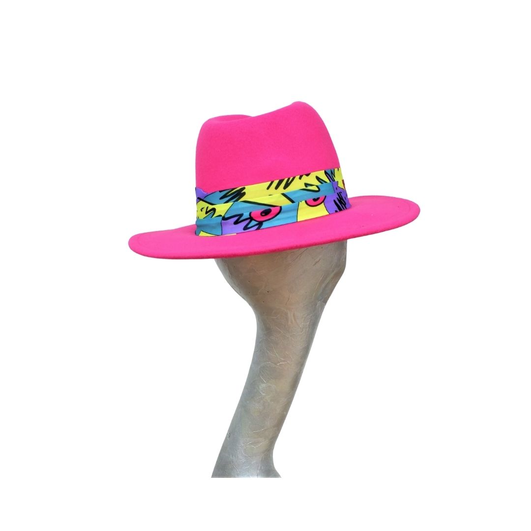 Tiffany 80's Style Lightweight felt Panama Trilby