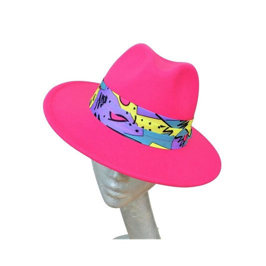 Tiffany 80's Style Lightweight felt Panama Trilby
