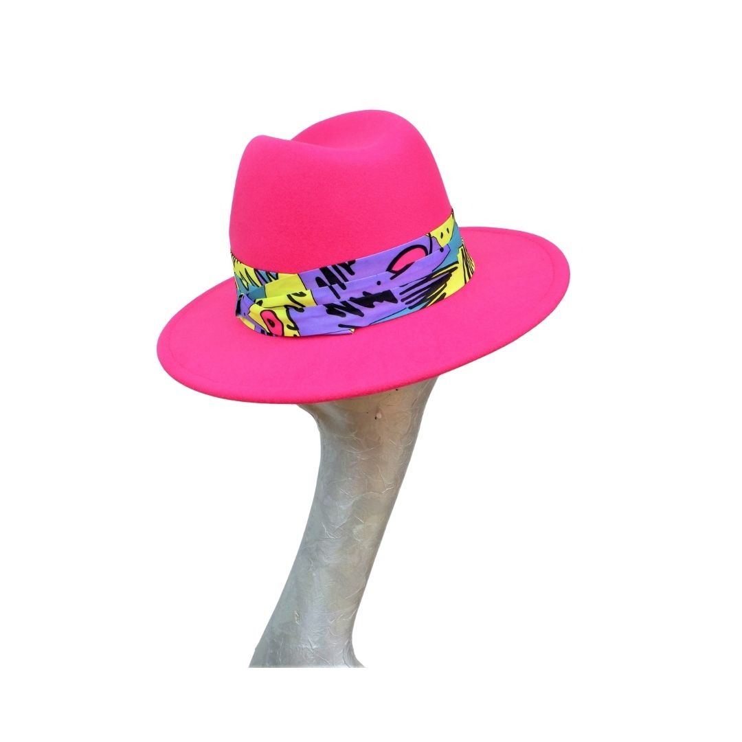 Tiffany 80's Style Lightweight felt Panama Trilby