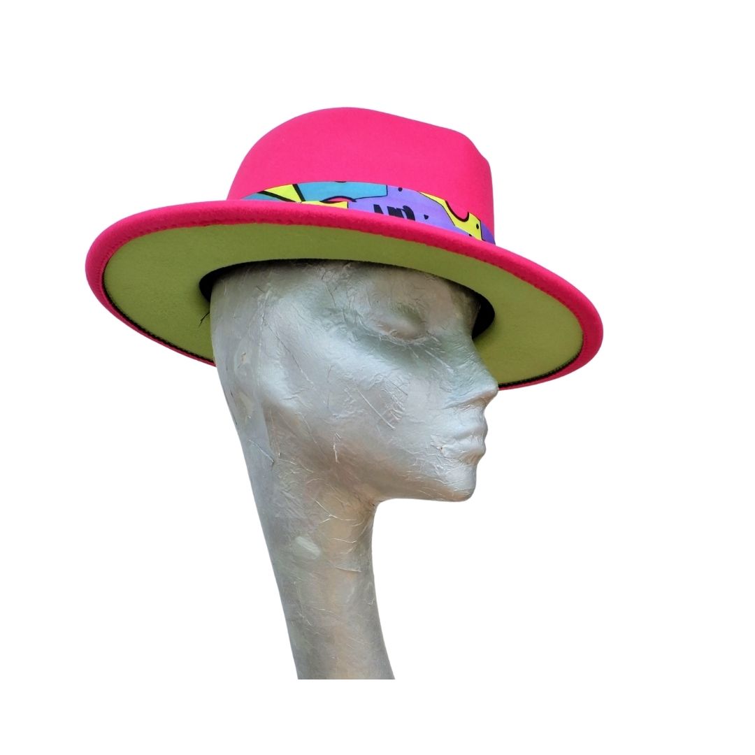 Tiffany 80's Style Lightweight felt Panama Trilby
