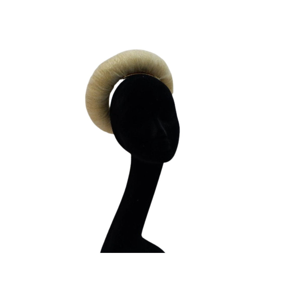 Roma - Delicate Gold Glitter Halo Headdress/ Fascinator by Hats2go