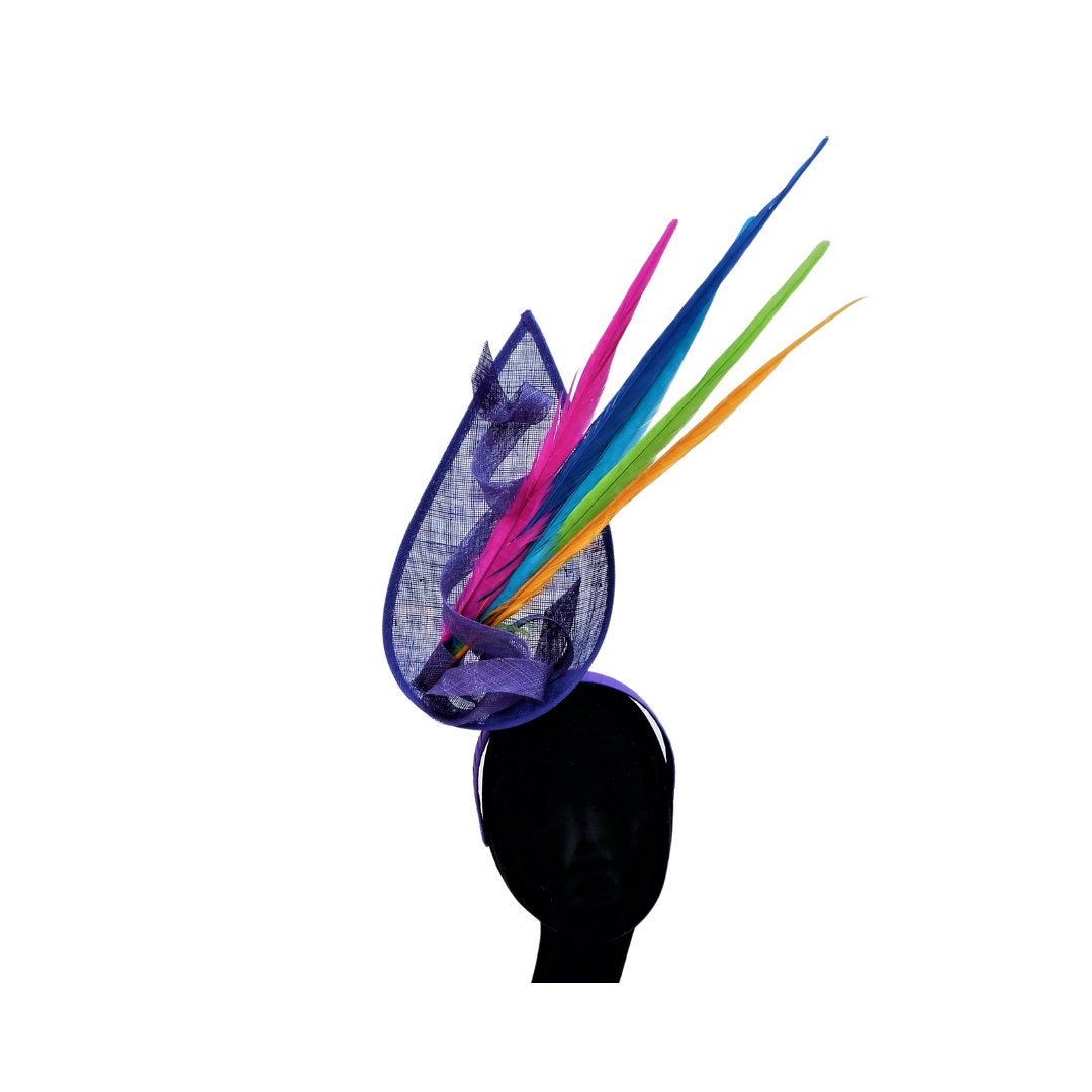 Juno - Multicoloured Fascinator By Hats2go