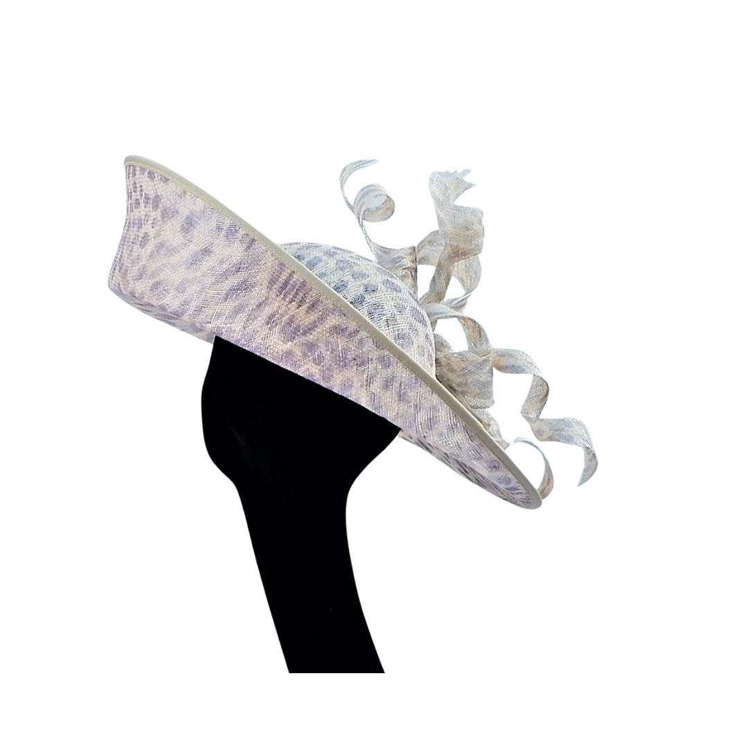 Abigail - Leopard Print Feature Hat By Hats2go