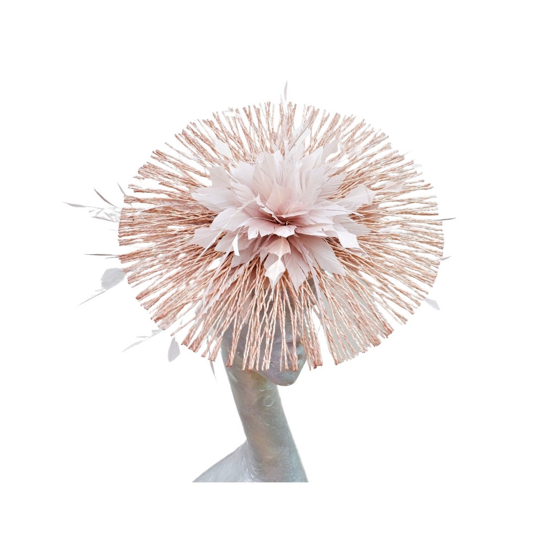 Madeline- Nude Feature Fascinator