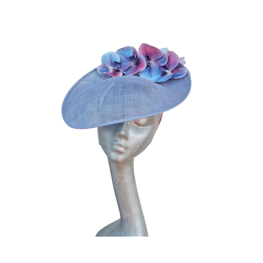Bute - Cornflower blue & Pink orchid Hatinator