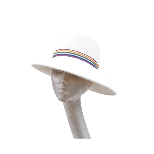 Corliss- Winter White Wool hat