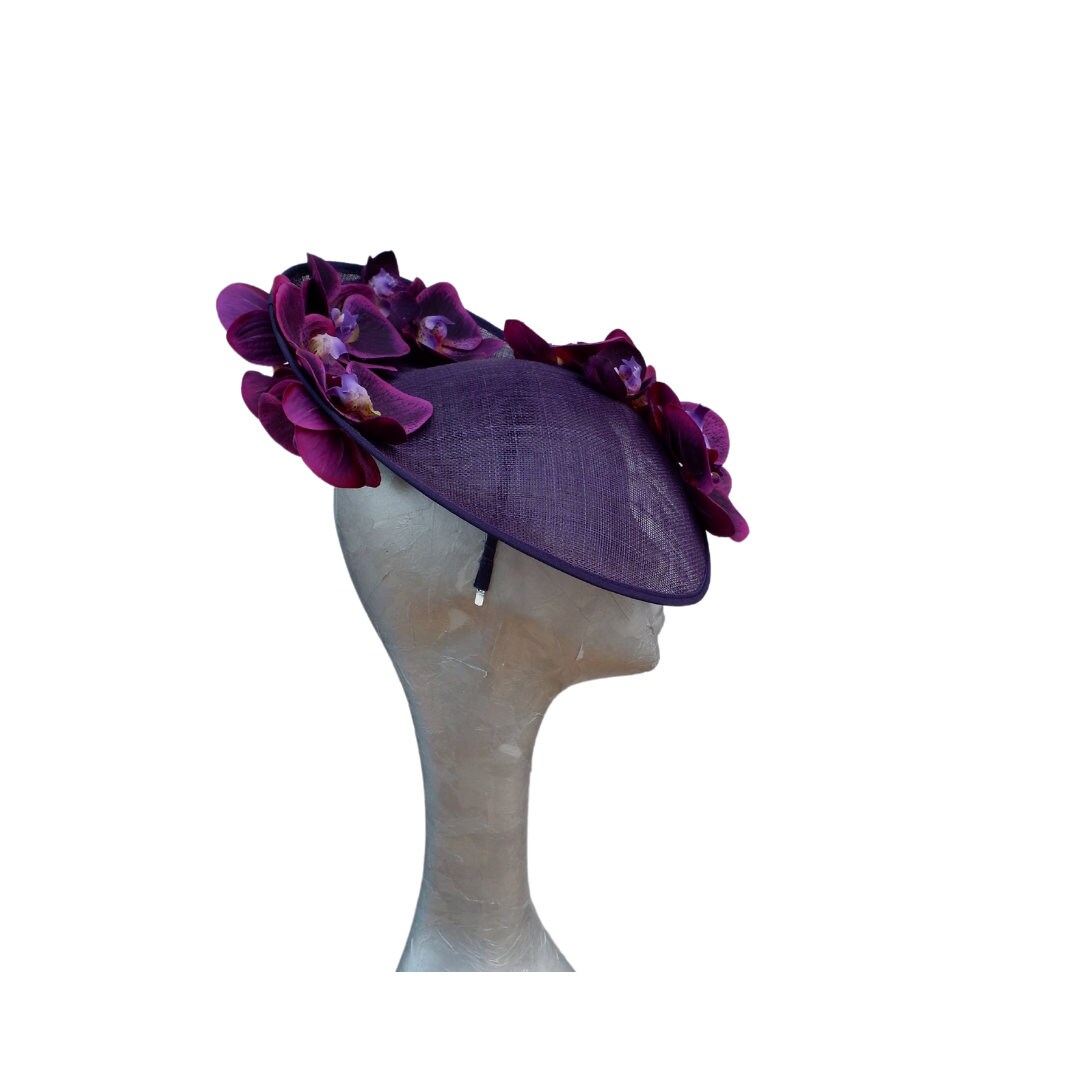 Orkney MK2 - Aubergine & Purple Hatinator with Real touch Orchids