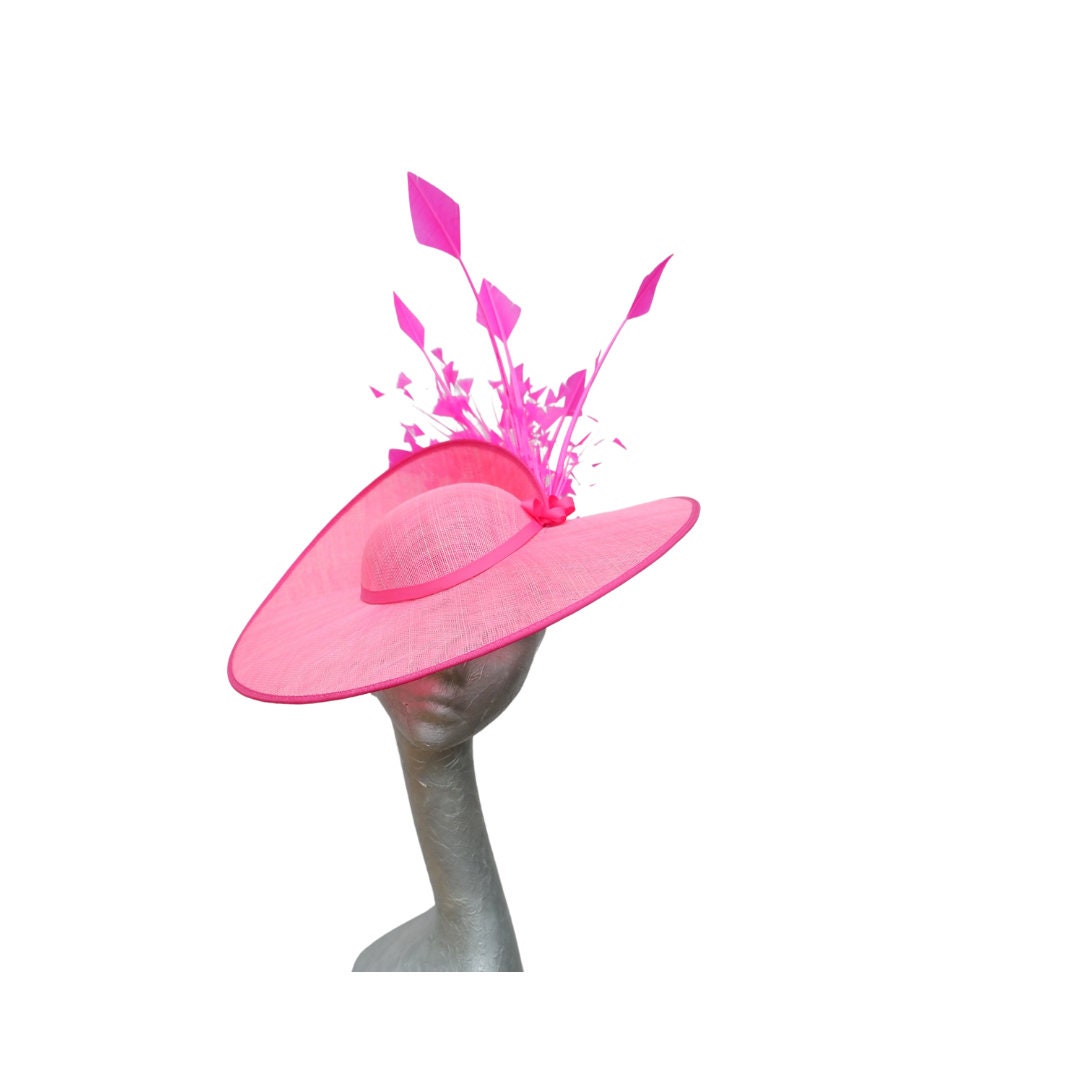 Canberra - Neon Pink Split brim hat