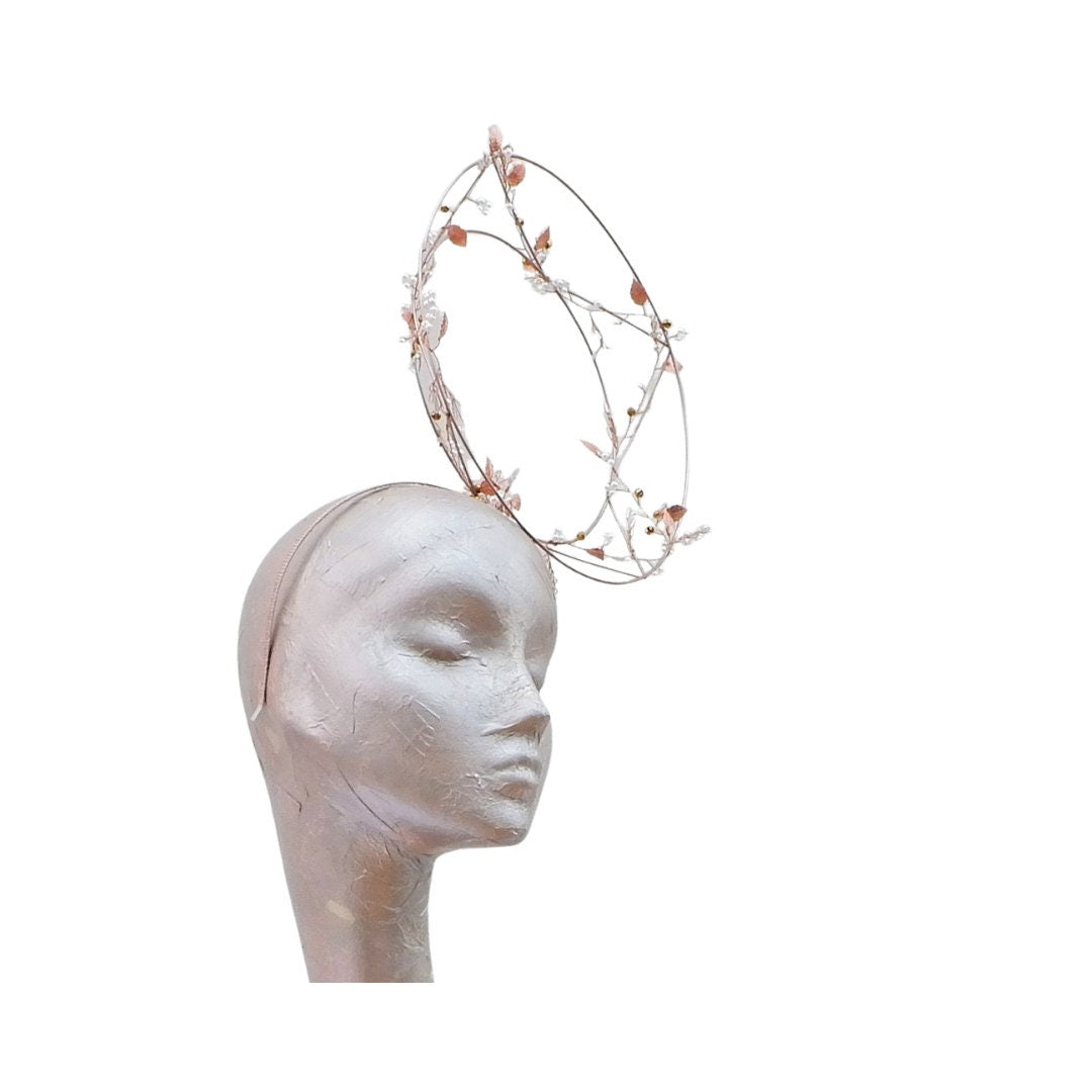 Vine - Rose Gold Wire Fascinator