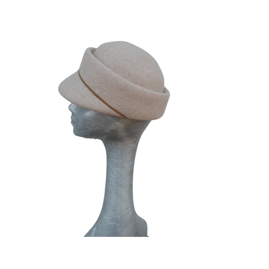 Dante - Felt Structured hat Beige fleck