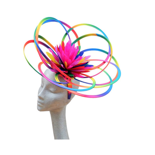 Gabrielle - Rainbow Loop Fascinator