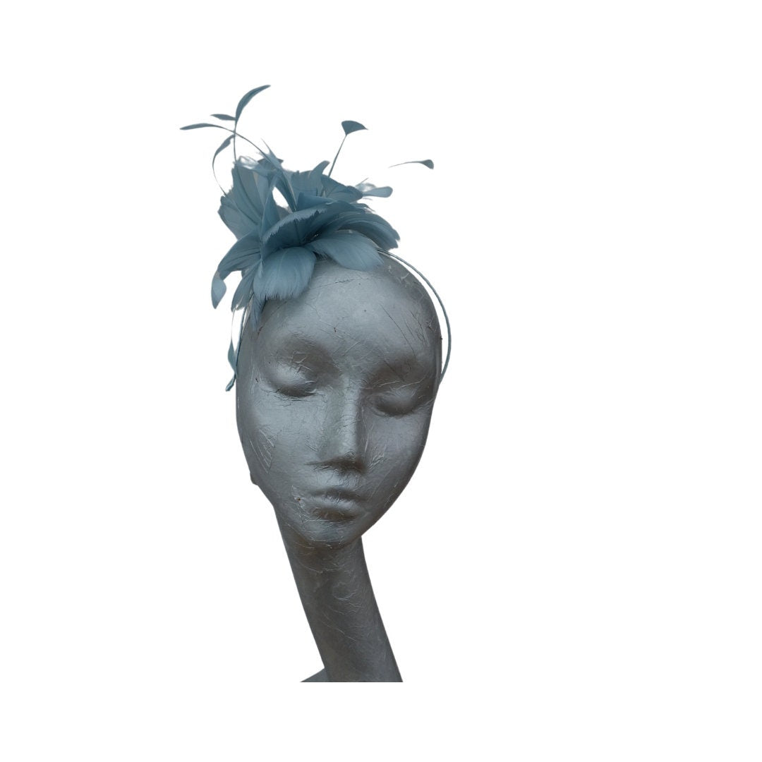 Feather Flower Fascinator 4 colours