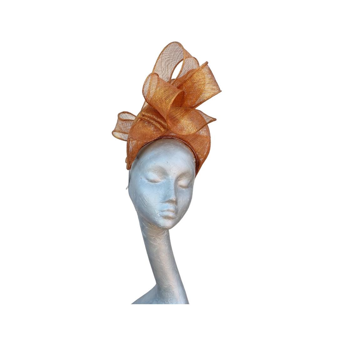 Fi - Toffee & Gold Duchess headband