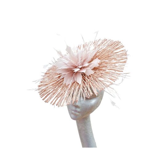 Madeline- Nude Feature Fascinator