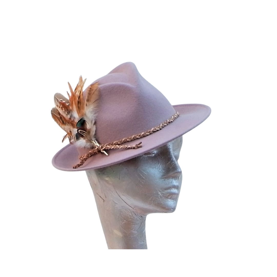 Tucci - Blush Felt Trilby Hat