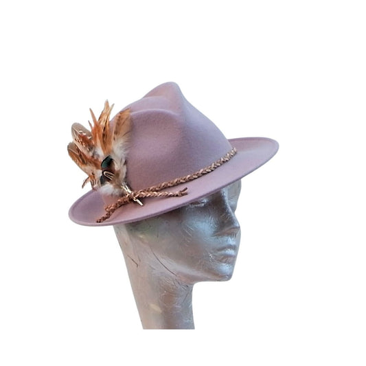 Tucci - Blush Felt Trilby Hat