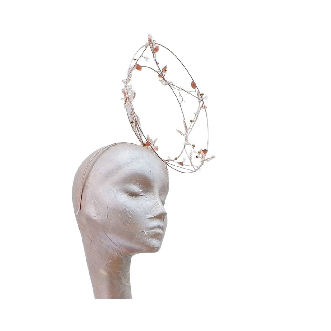 Vine - Rose Gold Wire Fascinator