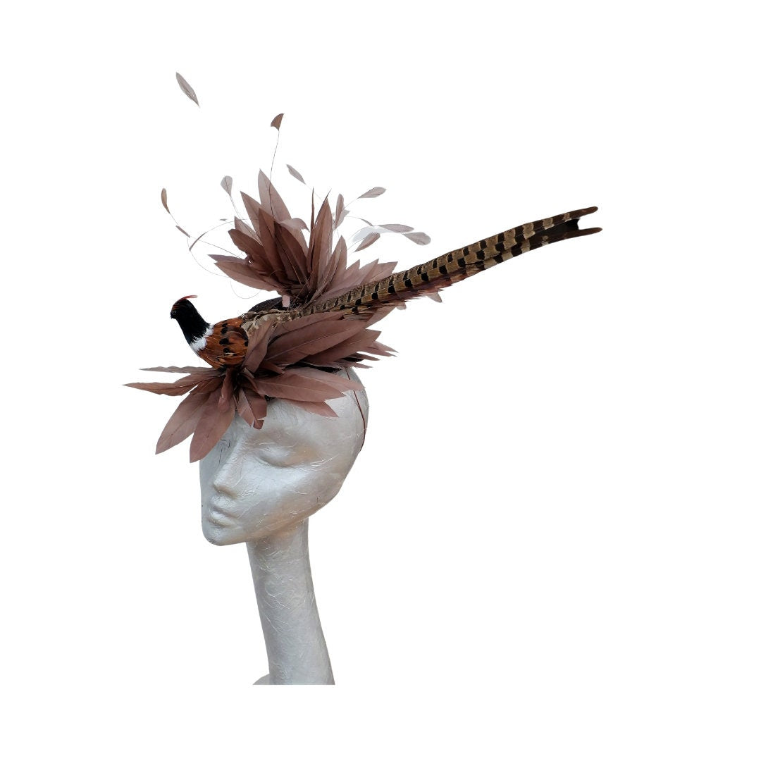 Brunel - Brown Pheasant 40's style Percher
