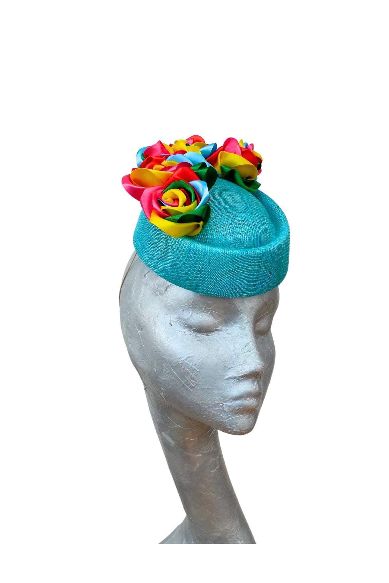 Laycock - Turquoise & Rainbow Pillbox