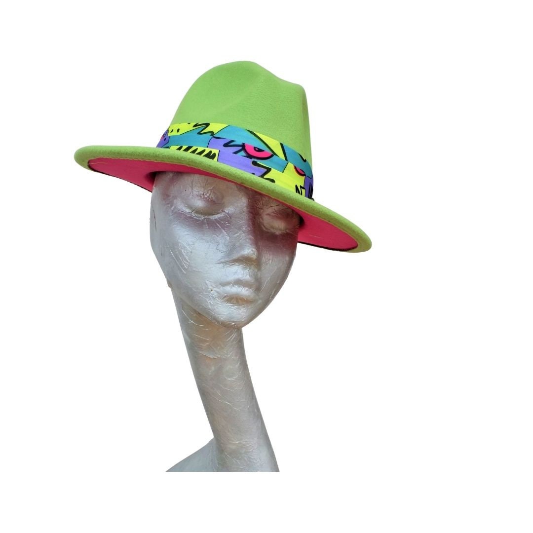 Tiffany 80's Style Lightweight felt Panama Trilby