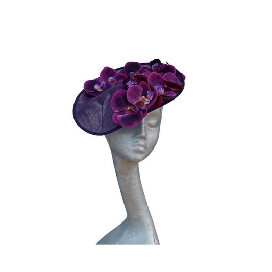 Orkney MK2 - Aubergine & Purple Hatinator with Real touch Orchids