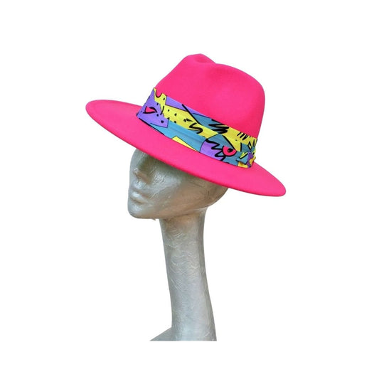 Tiffany 80's Style Lightweight felt Panama Trilby