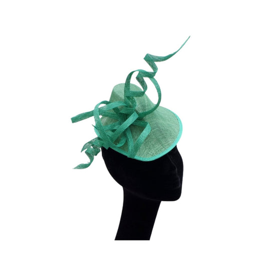 Cox - Two one Light Emerald Green Cocktail Fascinator