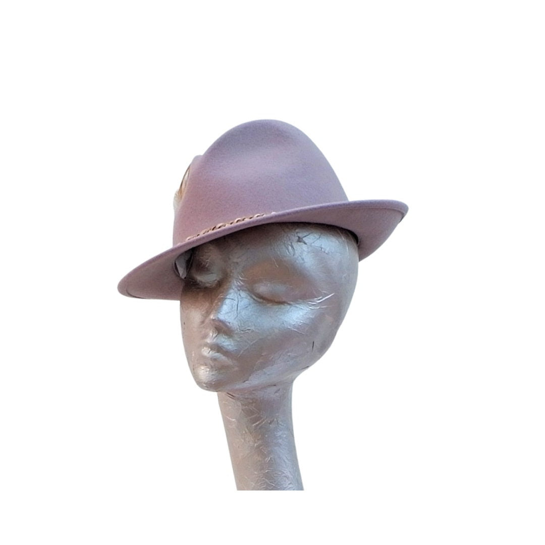 Tucci - Blush Felt Trilby Hat