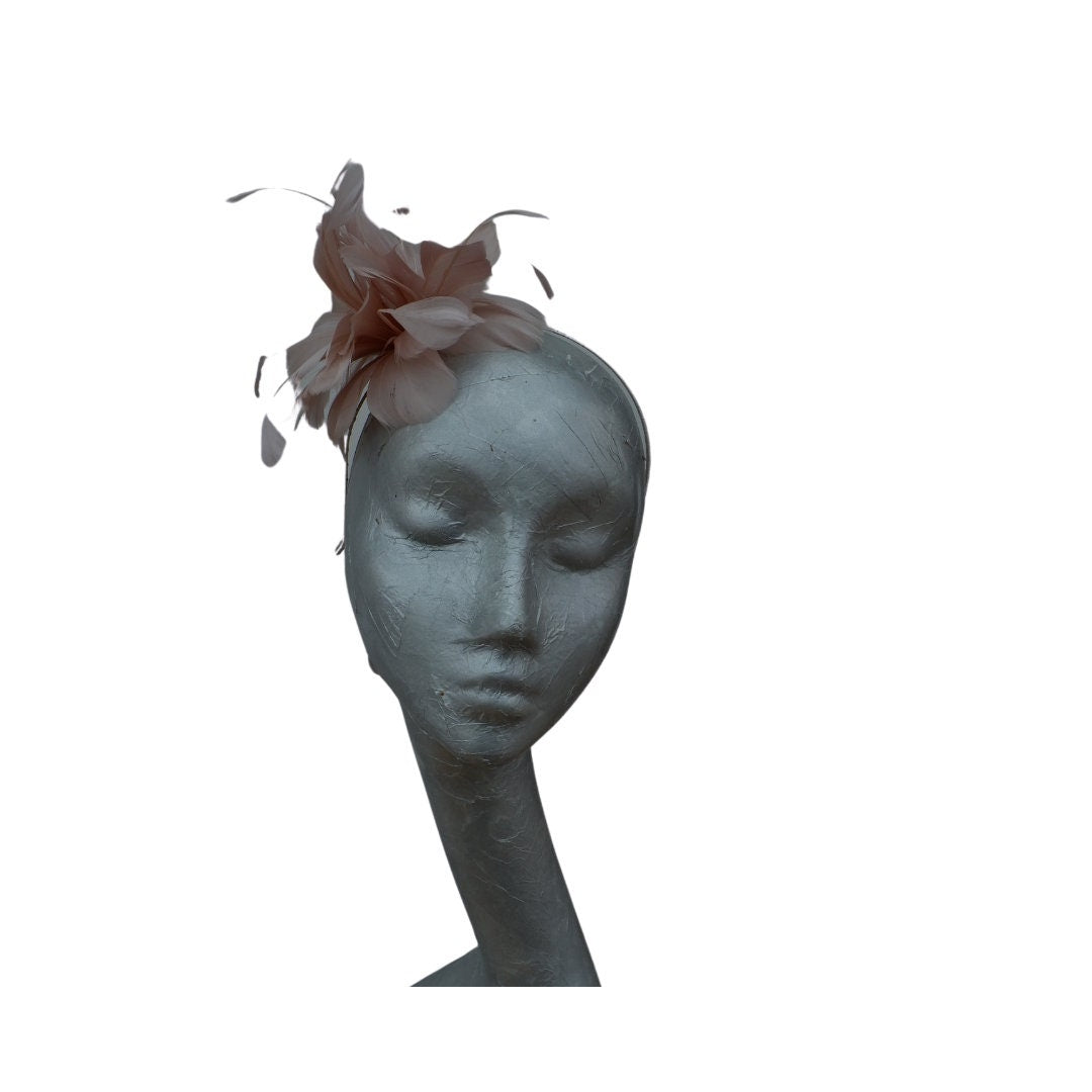 Feather Flower Fascinator 4 colours