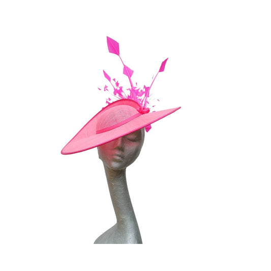 Canberra - Neon Pink Split brim hat