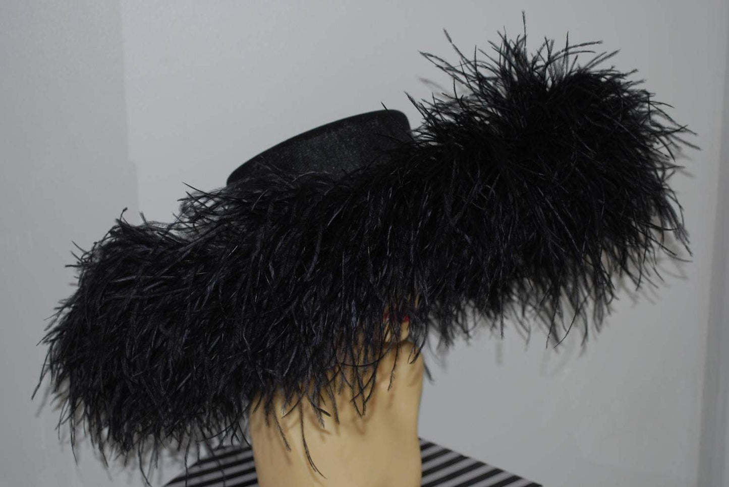 Emma - Extra large Hat Black By Hats2go