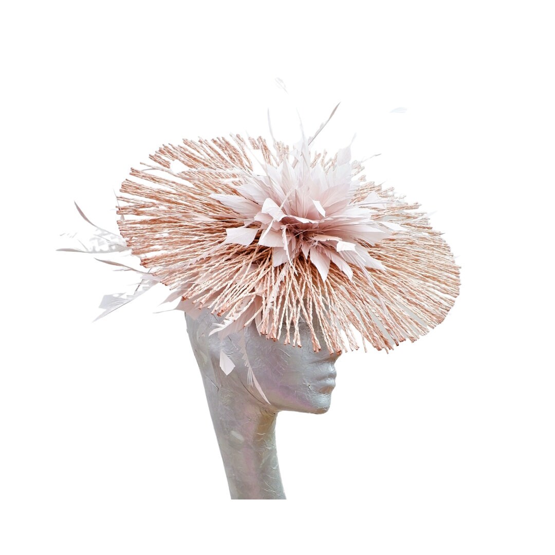 Madeline- Nude Feature Fascinator