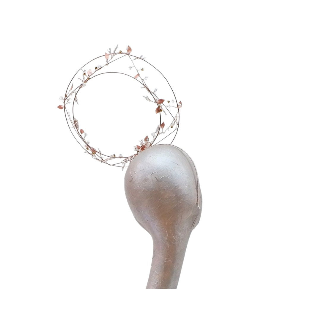 Vine - Rose Gold Wire Fascinator