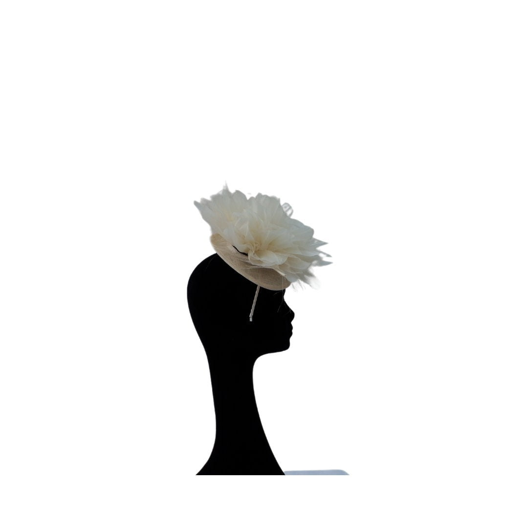 Ophelia - Delicate Ivory  Fascinator
