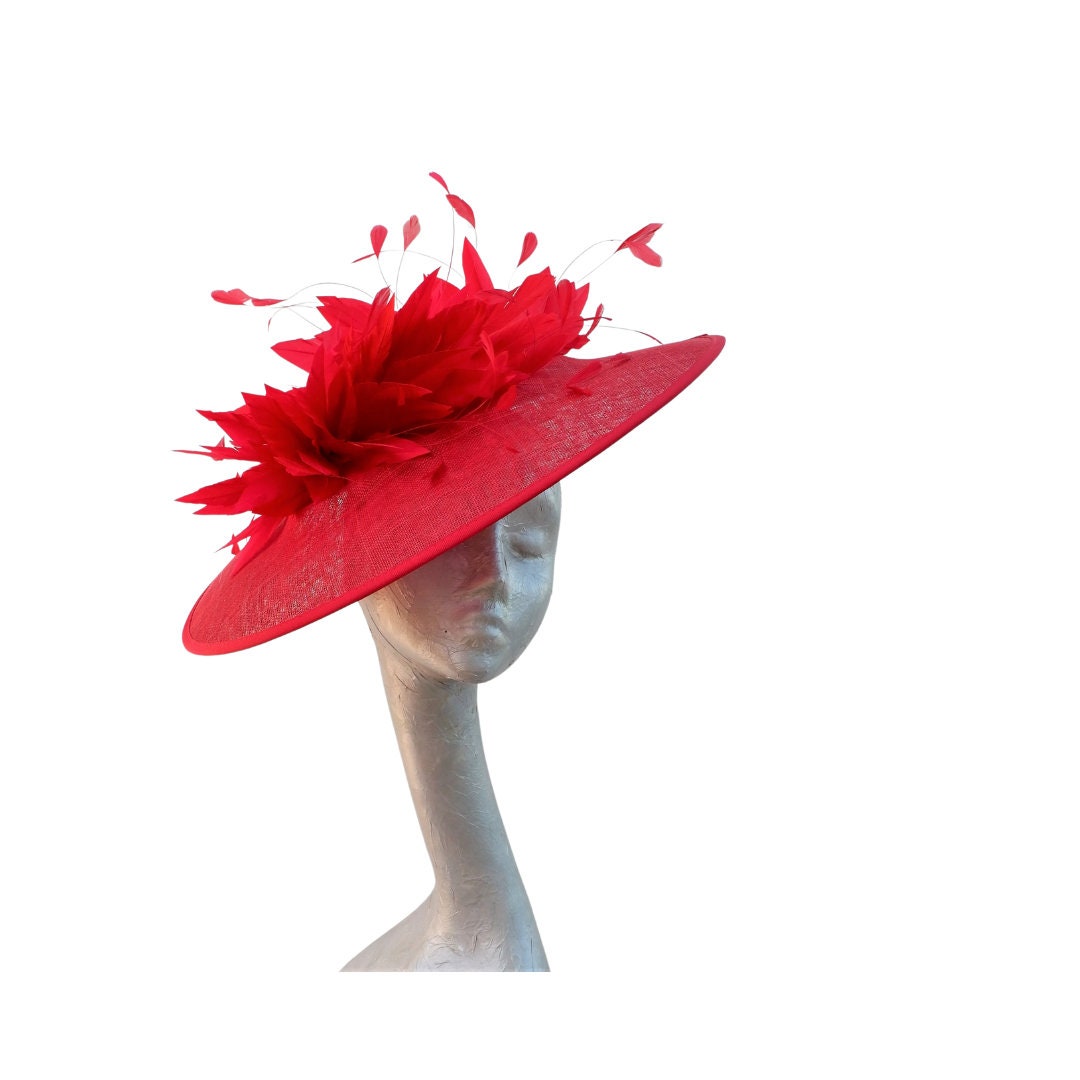 Finesse... Medium Oval Scarlet saucer Made to order