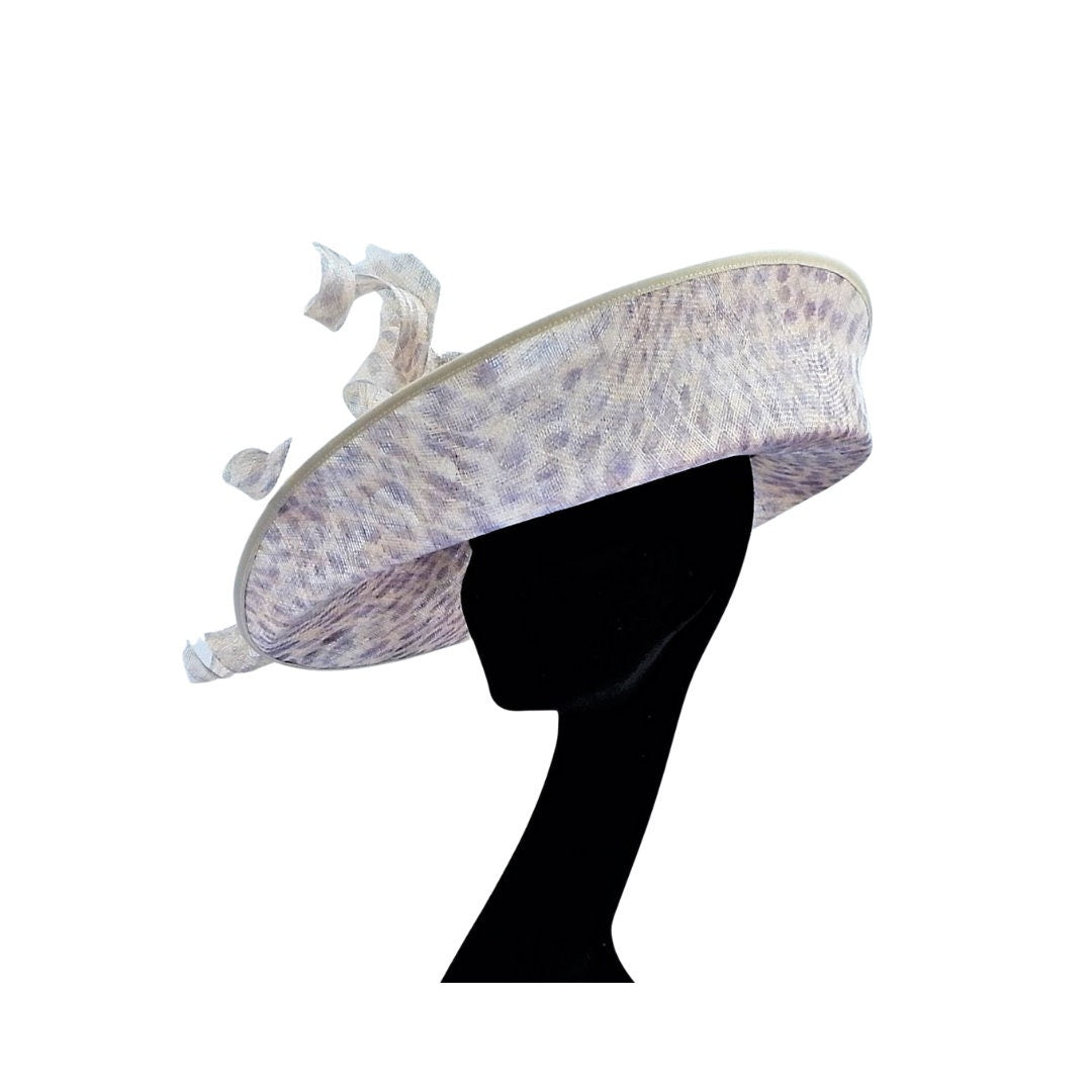 Abigail - Leopard Print Feature Hat By Hats2go