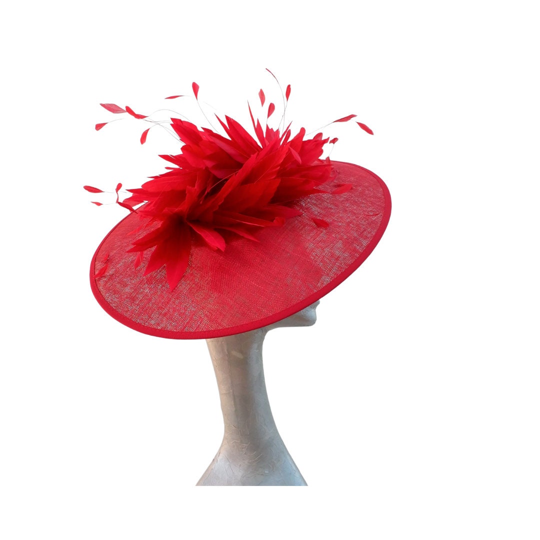 Finesse... Medium Oval Scarlet saucer Made to order