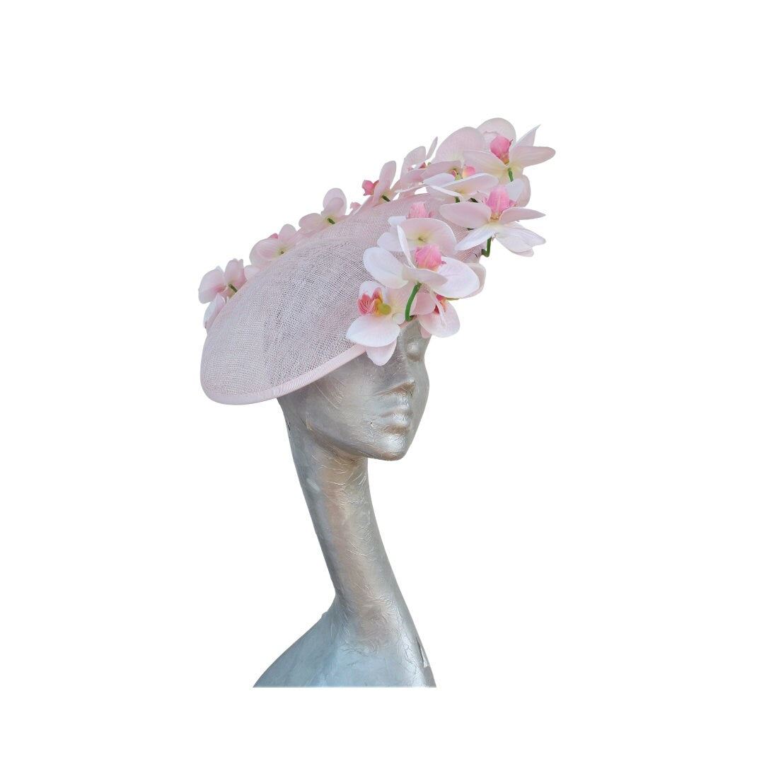 Armand - Medium Hatinator edged with Silk Orchids