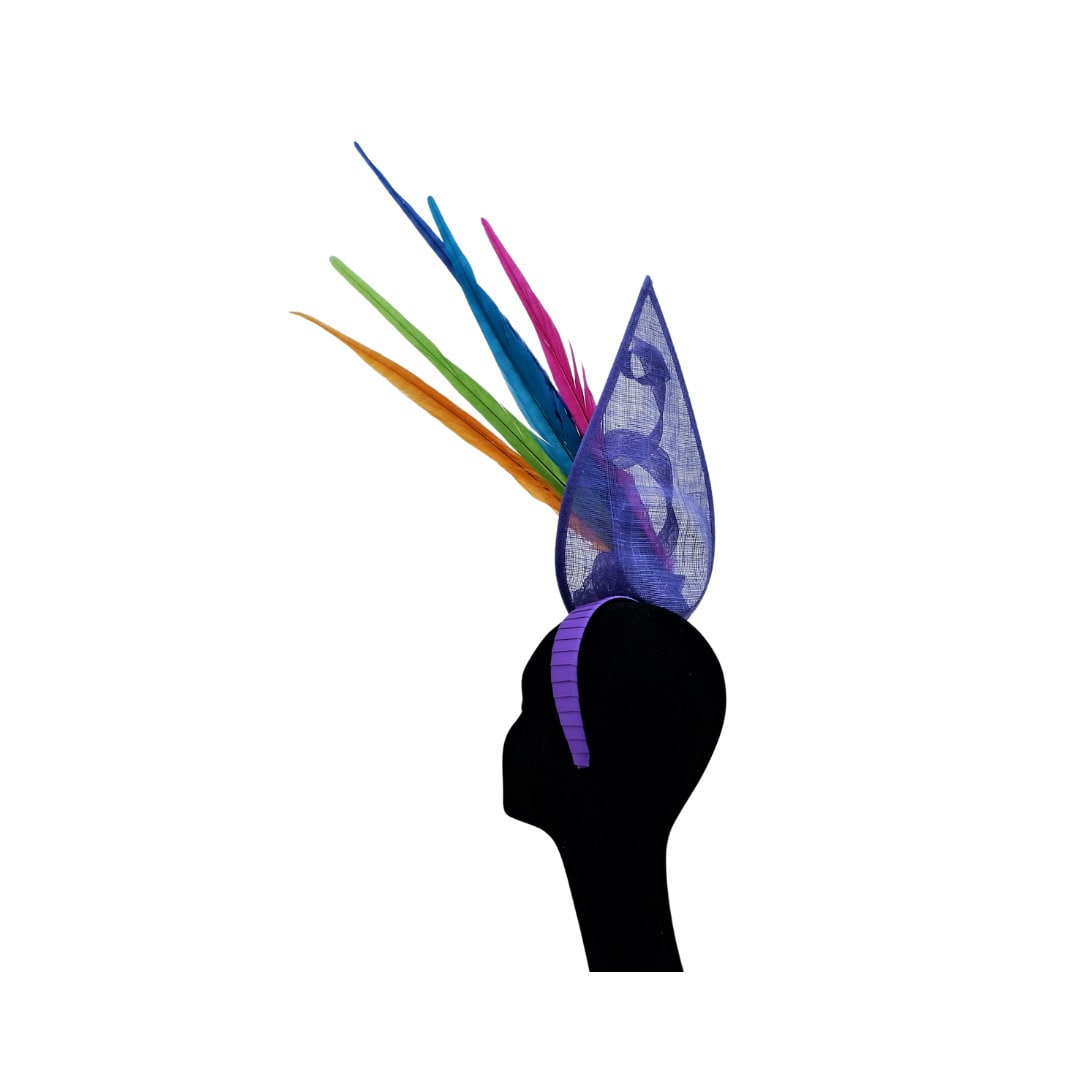 Juno - Multicoloured Fascinator By Hats2go