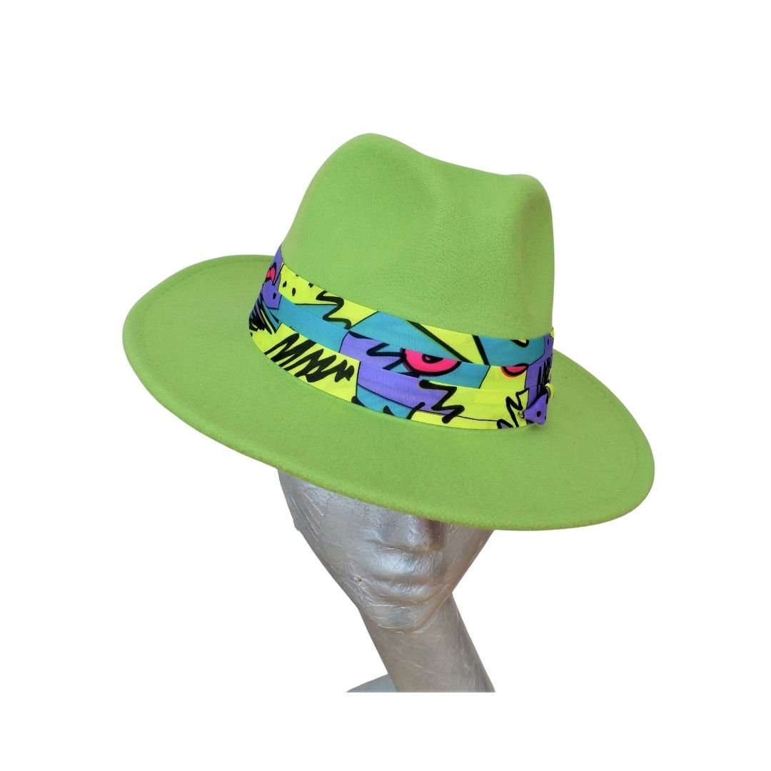 Tiffany 80's Style Lightweight felt Panama Trilby