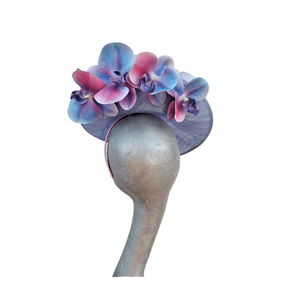 Bute - Cornflower blue & Pink orchid Hatinator