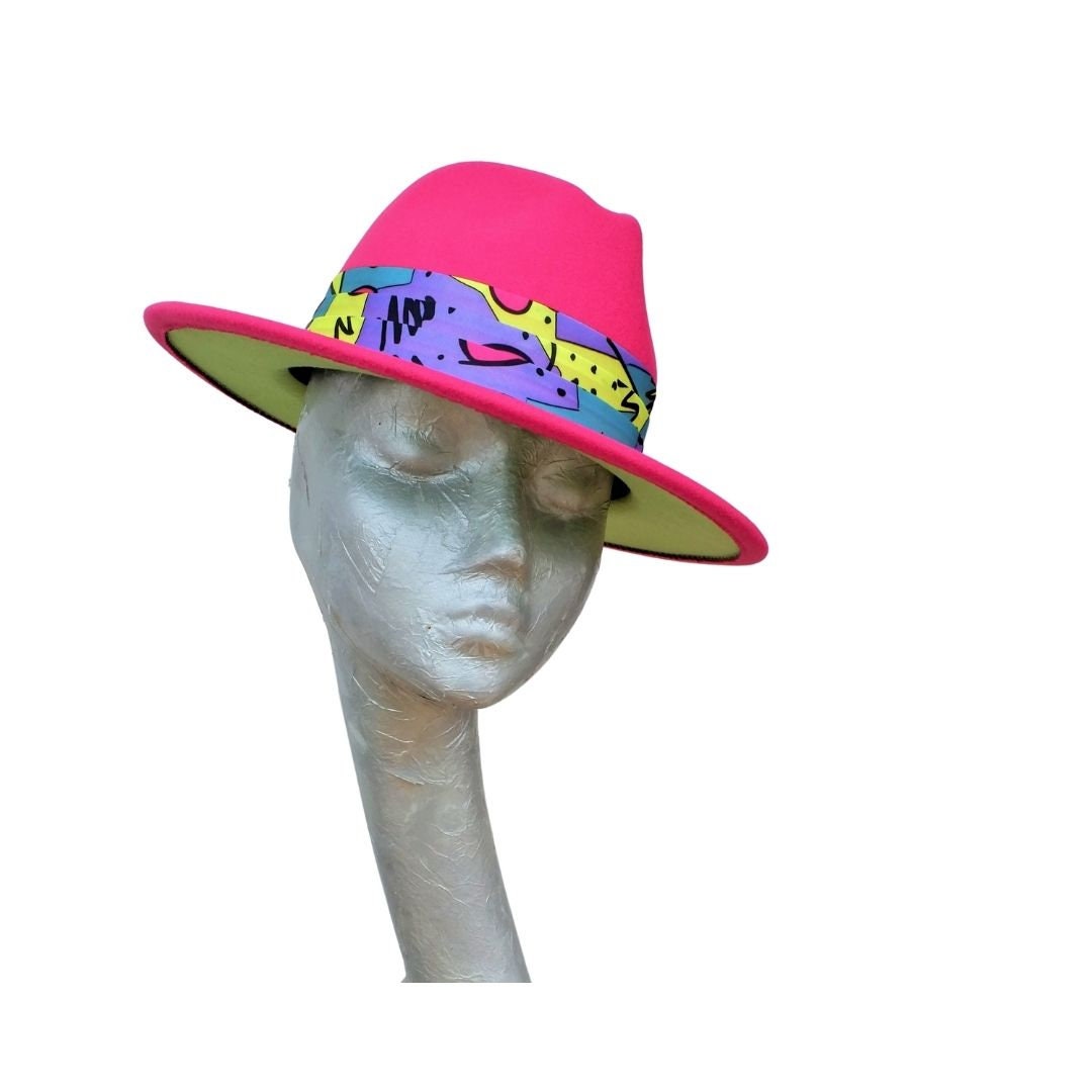 Tiffany 80's Style Lightweight felt Panama Trilby