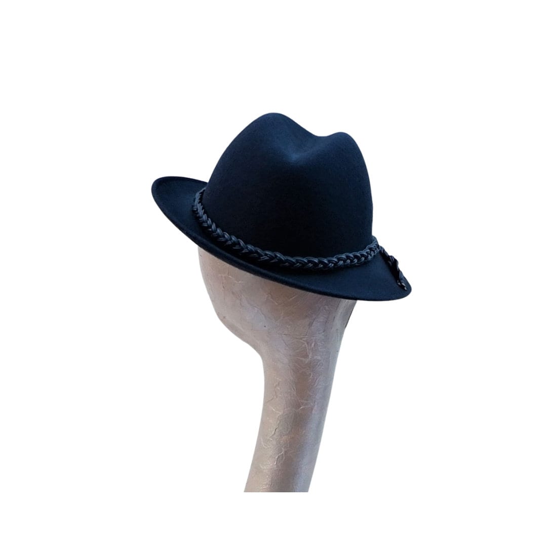 Marie- Tilted Felt Trilby Hat