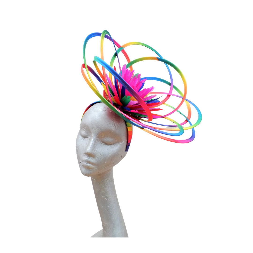 Gabrielle - Rainbow Loop Fascinator